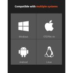 კლავიატურა Royal Kludge RK G68 RGB Mechanical Keyboard, Red switch, Hot Swappable, Wireless, USB Type-C, 2.4 GHz, Bluetooth, White - Image 8