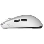 მაუსი Royal Kludge RK M3, Wireless, 2.4GHz, Bluetooth, USB, Gaming Mouse, White - Image 5
