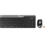 კლავიატურა-მაუსი A4tech Fstyler FB2535C Wireless Combo Set EN/RU Smoky Grey