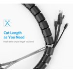 კაბელ მენეჯერი UGREEN LP121 (30819) Cable Organizer, 3m, Black - Image 7