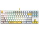 კლავიატურა A4Tech Bloody S87 RGB Mechanical Red Plus Switch Keyboard Energy White