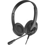 ყურსასმენი A4tech Fstyler FH100U USB Stereo Headset With Mic Stone Black
