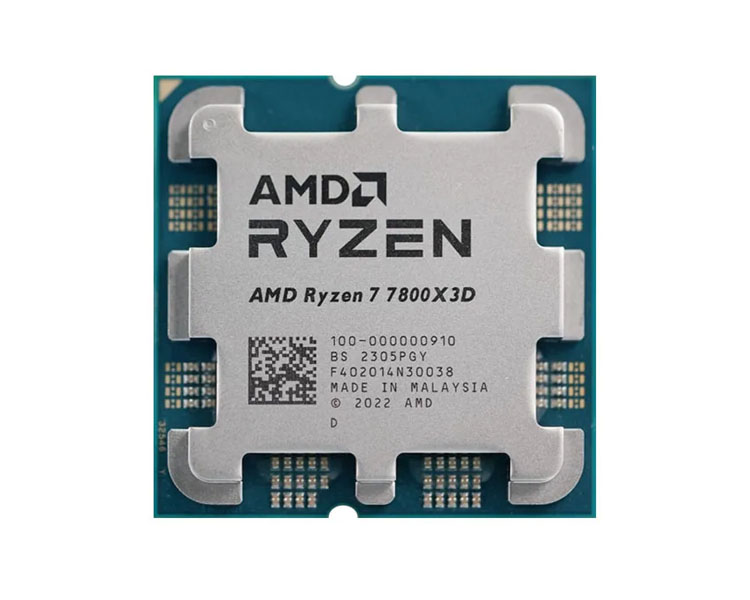 AMD20Ryzen207207800X3D01.jpg პროცესორი AMD Ryzen 7 7800X3D 4.2GHz Turbo Boost 5.0GHz 8MB AM5 - Image 1