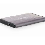 მყარი დისკის ყუთი Gembird EE2-U3S-3-LG USB 3.0 2.5" enclosure brushed aluminum light grey