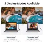 HDMI კაბელი Ugreen type-c to HDMI MM142 (50570) USB-C to HDMI Cable, 1.5m, Gray/Black - Image 4