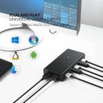 KVM სვიჩი UGREEN CM200 (50744), HDMI 2 IN 1 KVM Switcher, 4K*2K@30HZ, Black - Image 4