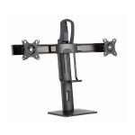 მონიტორის სადგამი Gembird MS-D2-01 Double monitor desk stand height adjustable 17"-27"