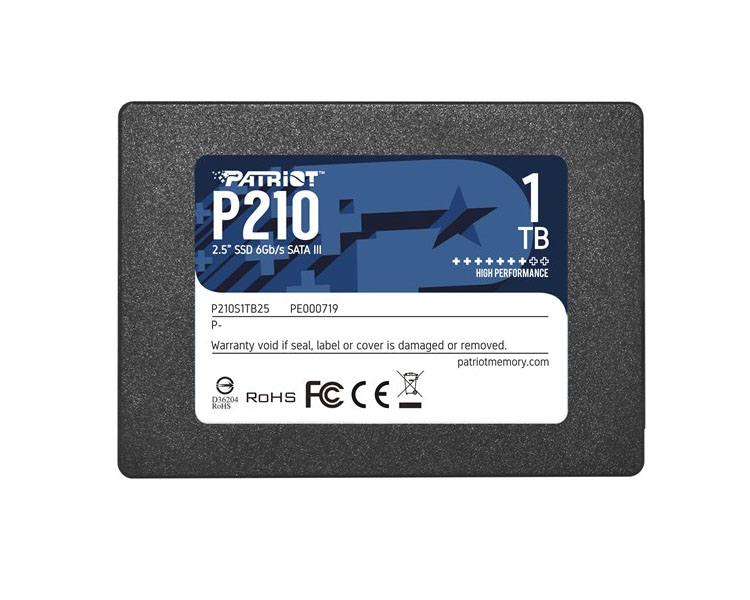 P210S1TB2501.jpg მყარი დისკი Patriot P210 SSD 1TB SATA3 2.5 - P210S1TB25 - Image 1