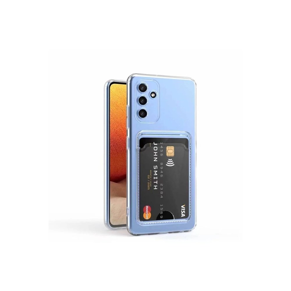 Samsung Galaxy A54 5G Transparent Card Case, გამჭვირვალე ბარათის ჩასადებით ქეისი