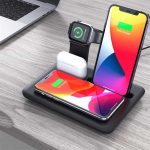 Newface YM-UD17 Wireless Charger Stand უსადენო დამუხტვის სადგამი, ევროპული ადაპტერი