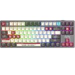 კლავიატურა A4Tech Bloody WS87 Dual-Core Wireless Mechanical Keyboard Pixels Red