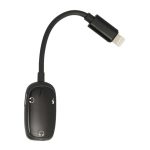 ადაპტერი Newface APR7815, 3.5mm Audio + Lightning Charge + Lightning headphone, Lightning Adapter