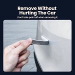 მანქანის დამცავი სტიკერები UGREEN LP233 (20430) Rubber Strips for Car, 4Pcs, White - Image 5