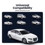 მანქანის დამცავი სტიკერები UGREEN LP233 (20430) Rubber Strips for Car, 4Pcs, White - Image 6