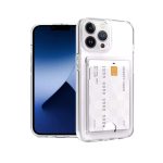 iPhone 15 Pro Transparent Card Case, გამჭვირვალე ბარათის ჩასადებით ქეისი - Image 4