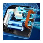 მანქანის კომპრესორი Xiaomi Hydsto YM-DGNCQB01, Air Compressor, Black - Image 2