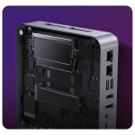 Mini PC Chuwi AuBox, i7-13620H, 16GB, 512GB SSD, Integrated, W11P, Silver - Image 6