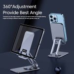 მობილურის დამჭერი Toocki 360 Degree Rotatable Phone Holder, TZJZMZ-JSSD01, Grey - Image 3