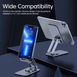 მობილურის დამჭერი Toocki 360 Degree Rotatable Phone Holder, TZJZMZ-JSSD01, Grey - Image 2