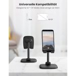 მობილურის დამჭერი UGREEN LP287 (10999), Adjustable Desk Phone Holder, Black - Image 4