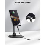მობილურის დამჭერი UGREEN LP287 (10999), Adjustable Desk Phone Holder, Black - Image 5