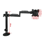 მონიტორის საკიდი Allscreen MB1427H, 14-17, Monitor Mount, Black - Image 3
