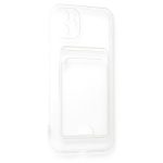 iPhone 11 Transparent Card Case, გამჭვირვალე ბარათის ჩასადებით ქეისი - Image 4