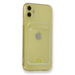 iPhone 11 Transparent Card Case, გამჭვირვალე ბარათის ჩასადებით ქეისი - Image 2