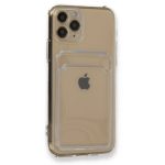 iPhone 11 Pro Transparent Card Case, გამჭვირვალე ბარათის ჩასადებით ქეისი - Image 2