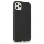  iPhone 11 Pro Carbonix Silicon Case სილიკონის ქეისი - შავი - Image 2