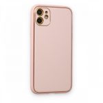 iPhone 12 Case Coco Leather Silicone Cover, ტყავის სტრუქტურის ქეისი - Image 2