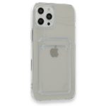 iPhone 12 Pro Max Transparent Card Case, გამჭვირვალე ბარათის ჩასადებით ქეისი - Image 2