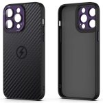 iPhone 14 Pro Max Harbon Magsafe Case მაგსეიფ ქეისი - Black - Image 3