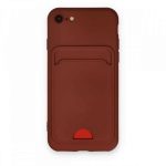 iPhone 8 Kelvin Case ბარათის ჩასადებით სილიკონის ქეისი