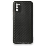 Samsung Galaxy A02S Carbonix Silicon Case სილიკონის ქეისი - შავი