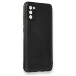 Samsung Galaxy A02S Carbonix Silicon Case სილიკონის ქეისი - შავი - Image 2