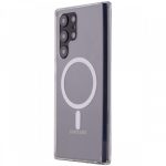 სილიკონის ქეისი Transparent Case with Magsafe Samsung S22 Ultra