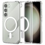 სილიკონის ქეისი Transparent Case with Magsafe Samsung Galaxy S23 Plus