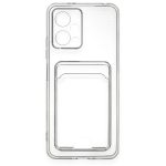 Xiaomi Poco X5 5G Transparent Card Case, გამჭვირვალე ბარათის ჩასადებით ქეისი - Image 3