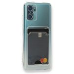 Xiaomi Redmi Note 10 Transparent Card Case, გამჭვირვალე ბარათის ჩასადებით ქეისი - Image 3