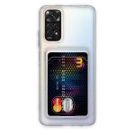 Xiaomi Redmi Note 11 Transparent Card Case, გამჭვირვალე ბარათის ჩასადებით ქეისი