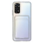 Xiaomi Redmi Note 11 Transparent Card Case, გამჭვირვალე ბარათის ჩასადებით ქეისი - Image 2