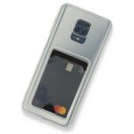 Xiaomi Redmi Note 9 Pro Transparent Card Case, გამჭვირვალე ბარათის ჩასადებით ქეისი - Image 3