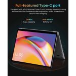 ნოუთბუქი Chuwi FreeBook N150, 13.4", Intel N150, 16GB, 512GB SSD, Integrated, W11H, Grey - Image 9
