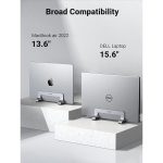 ნოუთბუქის სადგამი UGREEN LP258 (20471) Vertical Laptop Stand, Silver - Image 5
