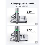 ნოუთბუქის სადგამი UGREEN LP258 (20471) Vertical Laptop Stand, Silver - Image 6
