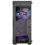 ქეისი ALLX AX-G2148, Computer Case, E-ATX, ATX, MATX, USB 3.0x1, USB 1.0x2, AUDIO, Black - Image 4