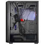 ქეისი ALLX AX-G2148, Computer Case, E-ATX, ATX, MATX, USB 3.0x1, USB 1.0x2, AUDIO, Black - Image 6