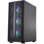 ქეისი ALLX AX-G2148, Computer Case, E-ATX, ATX, MATX, USB 3.0x1, USB 1.0x2, AUDIO, Black - Image 2