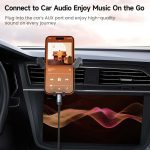 აუდიო ადაპტერი Toocki Type-C to 3.5mm AUX Audio Adapter Cable (Black) (4)